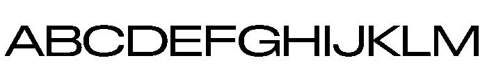 Druk Wide Light Light Font UPPERCASE