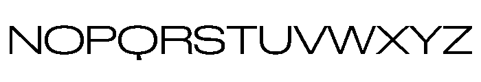Druk Wide Light Thin Font UPPERCASE