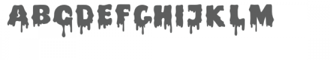 drippy font Font UPPERCASE