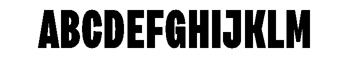 Draft Compressed Black Font UPPERCASE