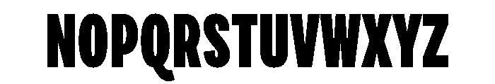 Draft Compressed Black Font UPPERCASE