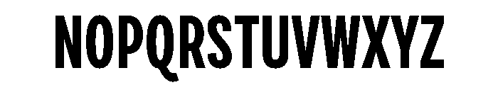 Draft Compressed Bold Font UPPERCASE