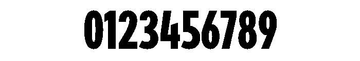Draft Compressed Extra Bold Font OTHER CHARS