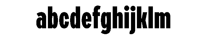 Draft Compressed Extra Bold FONT