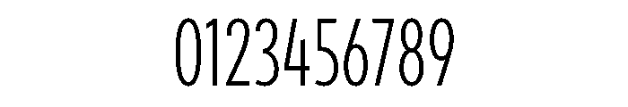 Draft Compressed Light Font OTHER CHARS