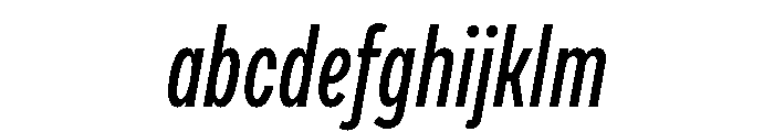 Draft Compressed Medium Italic FONT