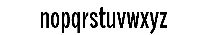 Draft Compressed Medium Font LOWERCASE