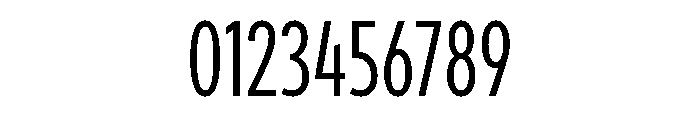Draft Compressed Regular Font OTHER CHARS