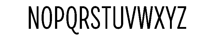 Draft Compressed Regular Font UPPERCASE