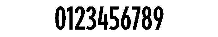 Draft Compressed Semi Bold Font OTHER CHARS