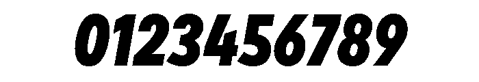 Draft Condensed Black Italic Font OTHER CHARS