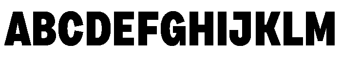Draft Condensed Black Font UPPERCASE
