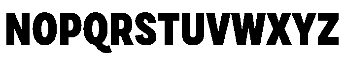 Draft Condensed Black Font UPPERCASE
