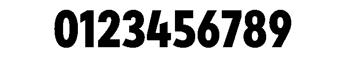 Draft Condensed Extra Bold Font OTHER CHARS