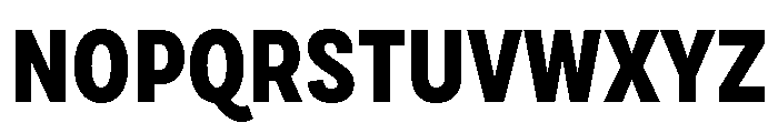 Draft Condensed Extra Bold Font UPPERCASE
