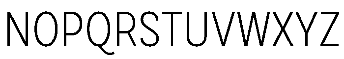 Draft Condensed Light Font UPPERCASE
