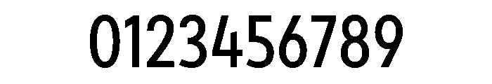 Draft Condensed Medium Font OTHER CHARS