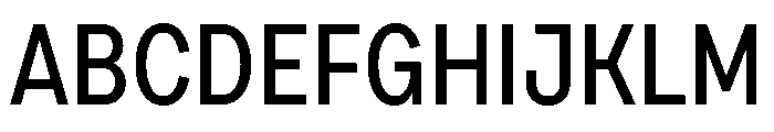 Draft Condensed Medium Font UPPERCASE