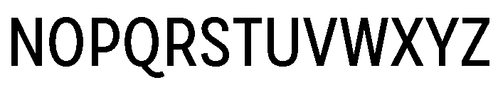 Draft Condensed Medium Font UPPERCASE