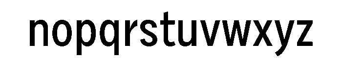 Draft Condensed Medium Font LOWERCASE