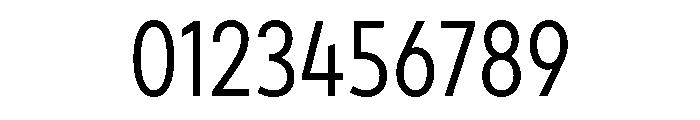 Draft Condensed Regular Font OTHER CHARS