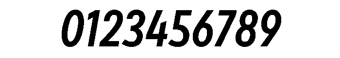 Draft Condensed Semi Bold Italic Font OTHER CHARS