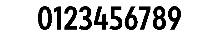 Draft Condensed Semi Bold Font OTHER CHARS