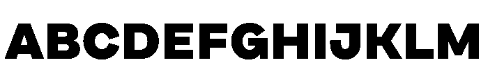 Draft Expanded Black Font UPPERCASE