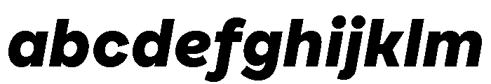 Draft Expanded Extra Bold Italic FONT