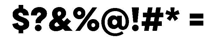 Draft Expanded Extra Bold Font OTHER CHARS