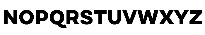 Draft Expanded Extra Bold Font UPPERCASE