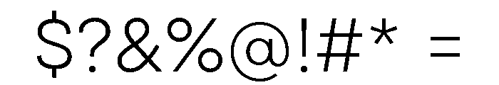 Draft Expanded Light Font OTHER CHARS