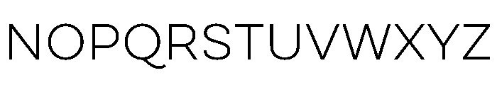 Draft Expanded Light Font UPPERCASE