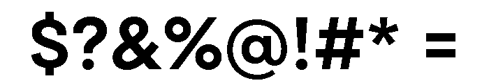 Draft Expanded Semi Bold Font OTHER CHARS