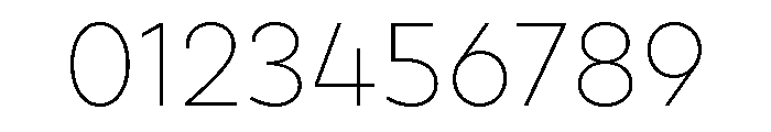 Draft Expanded Thin Font OTHER CHARS