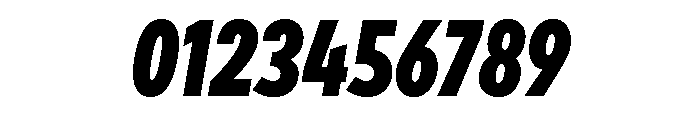 Draft Extra Condensed Black Italic Font OTHER CHARS