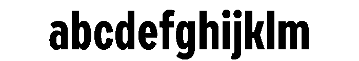 Draft Extra Condensed Bold FONT
