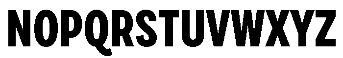 Draft Extra Condensed Extra Bold Font UPPERCASE