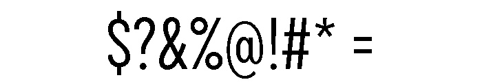 Draft Extra Condensed Regular Font OTHER CHARS