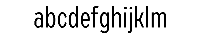 Draft Extra Condensed Regular FONT