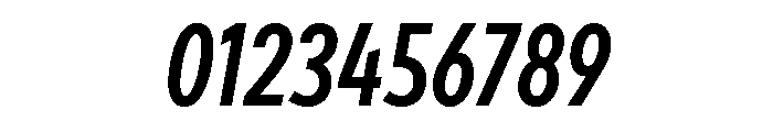 Draft Extra Condensed Semi Bold Italic Font OTHER CHARS