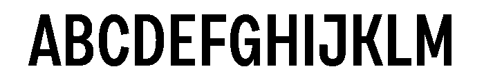 Draft Extra Condensed Semi Bold Font UPPERCASE