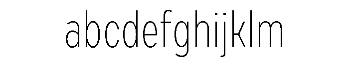 Draft Extra Condensed Thin FONT