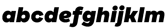 Draft Extra Expanded Black Italic FONT