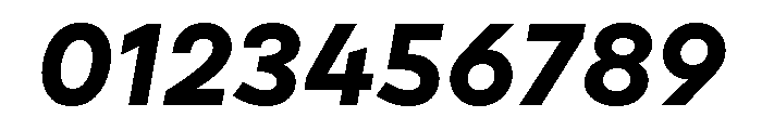 Draft Extra Expanded Bold Italic Font OTHER CHARS