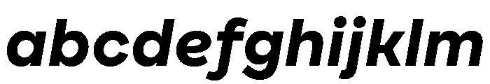 Draft Extra Expanded Bold Italic FONT