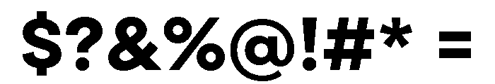 Draft Extra Expanded Bold Font OTHER CHARS