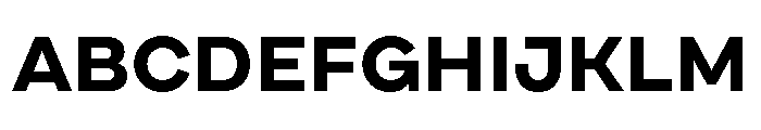 Draft Extra Expanded Bold Font UPPERCASE