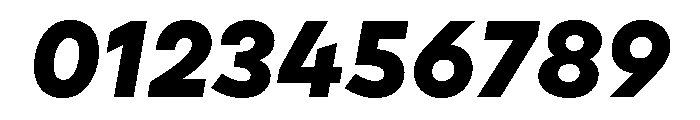 Draft Extra Expanded Extra Bold Italic Font OTHER CHARS
