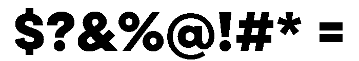 Draft Extra Expanded Extra Bold Font OTHER CHARS